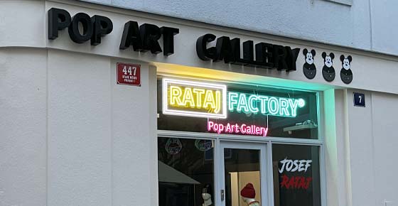 pop art gallery Rataj Factory